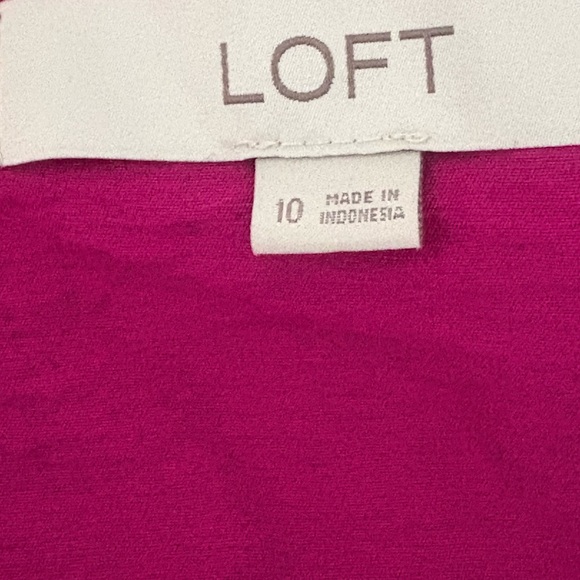 LOFT Fuchsia Dress - Picture 4 of 4